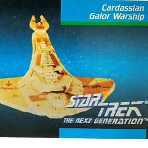 Cardassian Galor Warship, Star Trek, The Next Generation, 1992, Impel Card #038